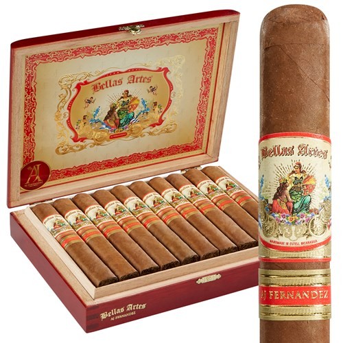 Коробка A. J. Fernandez Bellas Artes Robusto на 20 сигар 