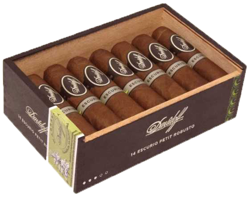 Коробка Davidoff Escurio Petit Robusto на 14 сигар