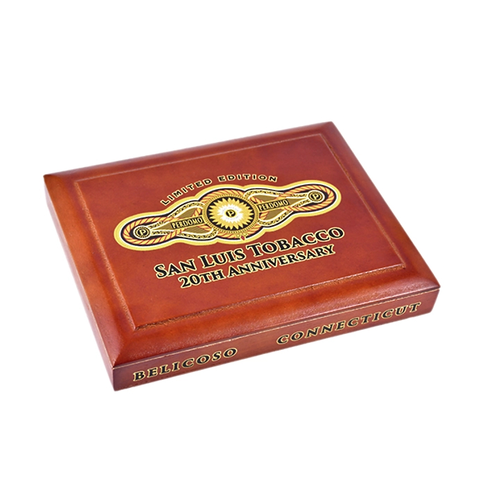 Коробка Perdomo LE San Luis Tobacco 20th Anniv. Belicoso Champagne на 10 сигар