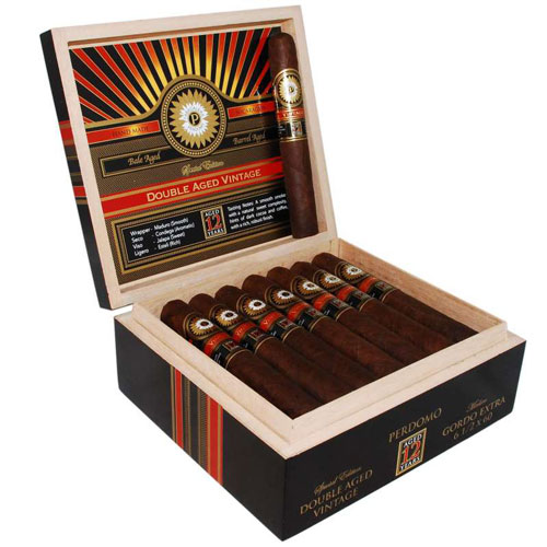 Коробка Perdomo Double Aged 12 Year Vintage Epicure Maduro на 24 сигары