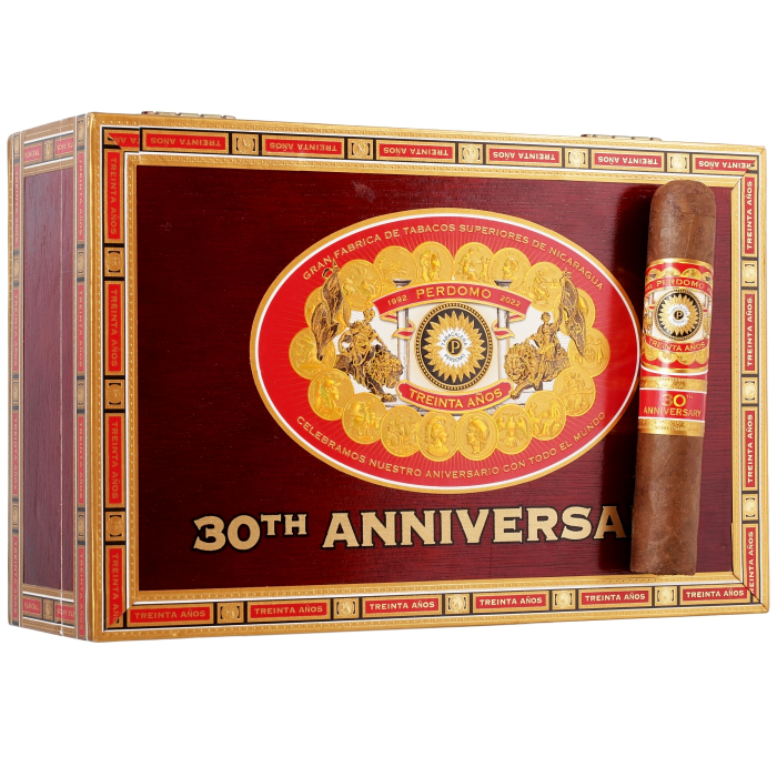 Коробка Perdomo 30th Anniversary Box-Pressed Robusto Sun Grown на 30 сигар