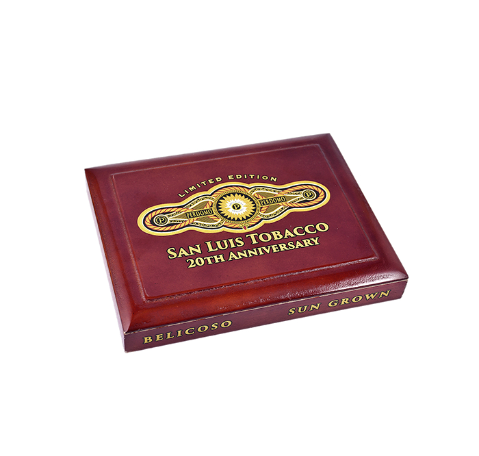 Коробка Perdomo LE San Luis Tobacco 20th Anniversary Sun Grown Belicoso на 10 сигар