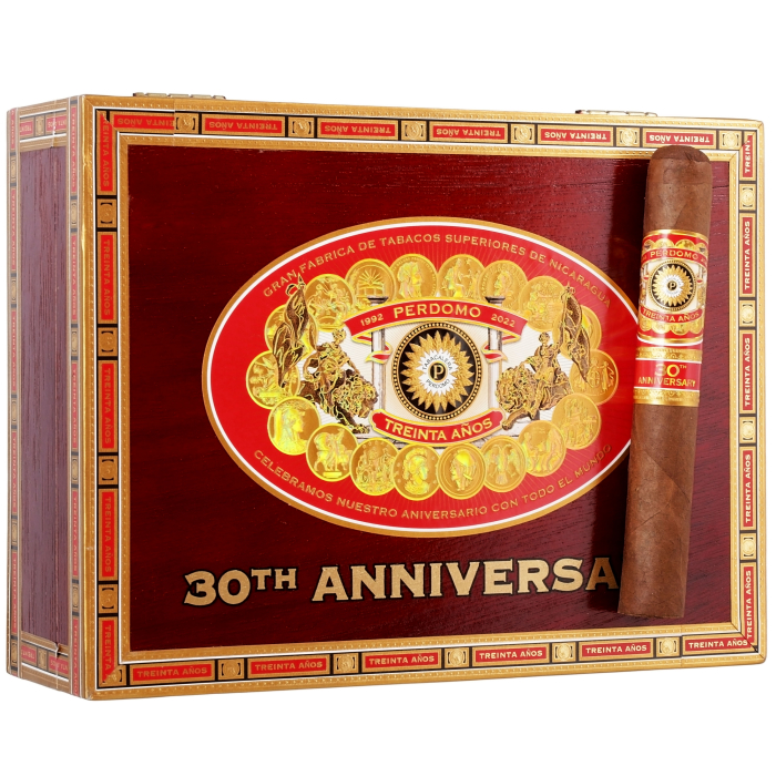 Коробка Perdomo 30th Anniversary Box-Pressed Epicure Sun Grown на 30 сигар