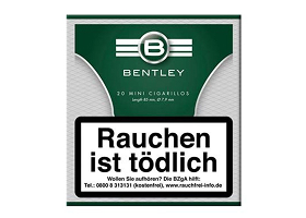 Сигариллы Bentley Mini 20 Cigarillos 