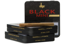 Сигариллы Villiger Black Mini Sumatra Filter 20 Cigarillos