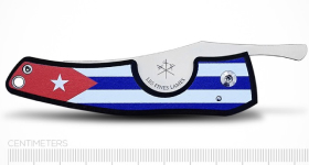 Сигарный нож Le Petit - Flag - Cuba - Dark wood