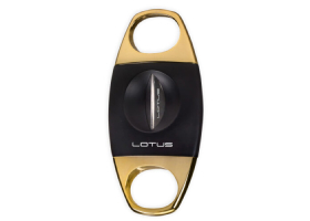 Каттер Lotus JAWS V-Cutter Serrated Anodized Black & Polished Gold 64 RG CUTV104