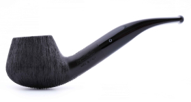 Курительная трубка Barontini Raffaello Pettinata Black 122 9 мм, Raffaello-122