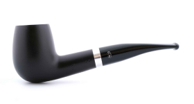 Курительная трубка Gasparini черная с пенкой 9 мм 620-37