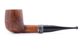 Курительная трубка Mastro de Paja Pettinata Classica с цветным кольцом, без фильтра M451-10