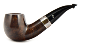 Курительная трубка Peterson 160th Anniversary - Dark Smooth - pat. B P-Lip, без фильтра
