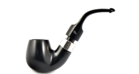 Курительная трубка Peterson De Luxe System Ebony 20s P-Lip, без фильтра