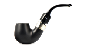 Курительная трубка Peterson De Luxe System Ebony 4s P-Lip, без фильтра