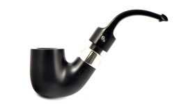 Курительная трубка Peterson De Luxe System Ebony 8s P-Lip, без фильтра