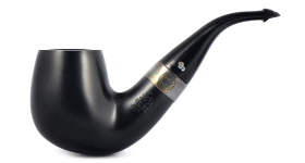 Курительная трубка Peterson Sherlock Holmes - Ebony - Professor P-Lip, без фильтра