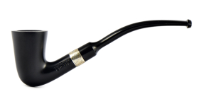 Курительная трубка Peterson Speciality Pipes - Calabash - Ebony Silver Mounted, без фильтра