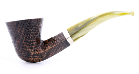 Курительная трубка SER JACOPO Mastro Geppetto Blast-Silver, 9 мм G141