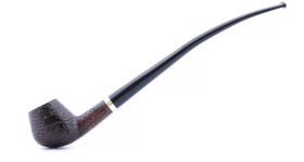 Курительная трубка SER JACOPO Mastro Geppetto Churchwarden Blast Silver, 9 мм G071-1