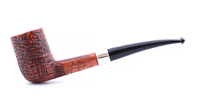 Курительная трубка SER JACOPO S2 Blast Silver, 9 мм S552-1