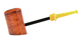 Курительная трубка Volkan Pipe - One Mixed Finishing - 017, без фильтра