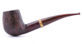 Курительная трубка Mastro de Paja Pettinata Classica с цветным кольцом, без фильтра M451-3