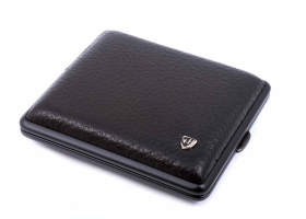 Портсигар Stoll на 18 сигарет, натуральная кожа, Олень C09-1