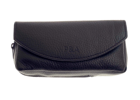 Сумка P&A для трубки и табака, натуральная кожа, черная P315-Black