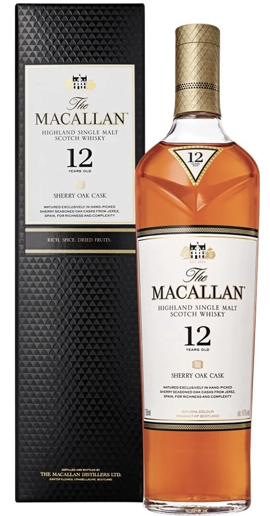 Виски Macallan Sherry Oak 12 Years Old, 0.7 л.