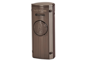 Зажигалка настольная Lotus Minister Gunmetal & Red Carbon Fiber T8020