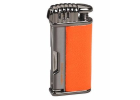 Зажигалка трубочная Vertigo Puffer Pipe Brown & Chrome