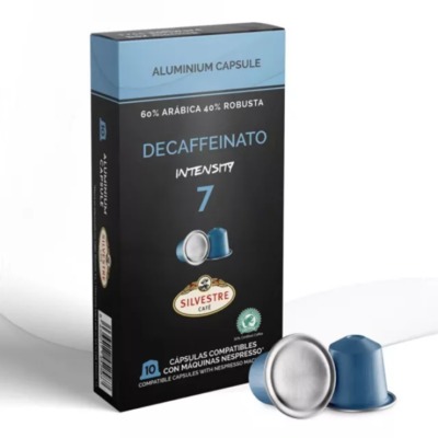 Кофе Silvestre капсулы Decaffeinatto, совместимые с кофемашинами Nespresso, 10 шт, Испания