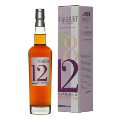 Арманьяк Chateau du Tariquet Folle Blanche 12 Years Bas-Armagnac AOC, 0.7 л.