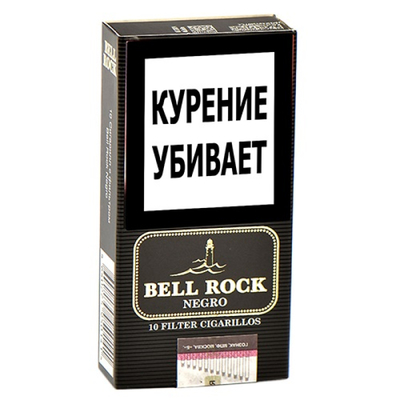 Сигариллы Bell Rock Filter - Negro 10 шт.