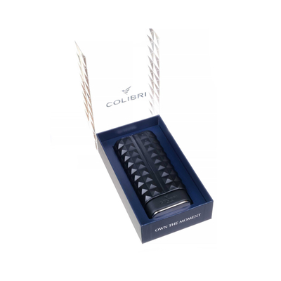 Чехол на 3 сигары Colibri Quasar, черный LC250T1