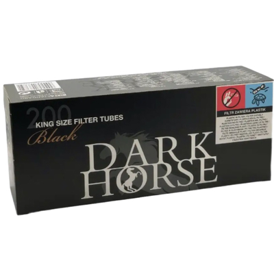 Сигаретные гильзы Dark Horse Black 200 