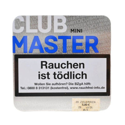Сигариллы Clubmaster Mini - Blue 20 шт.