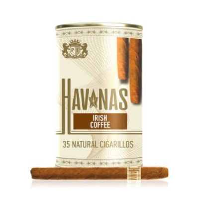 Сигариллы Havanas Natural Irish Coffee - туба 35 шт.