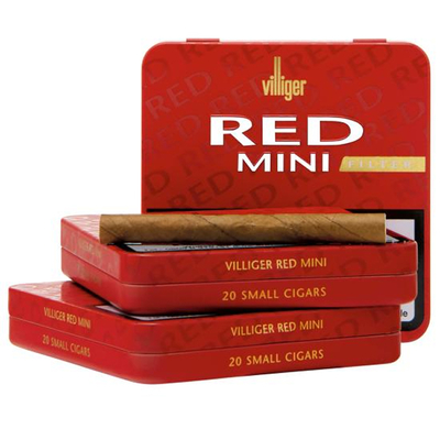 Сигариллы Villiger Red Mini Filter Vanilla 20 Cigarillos 