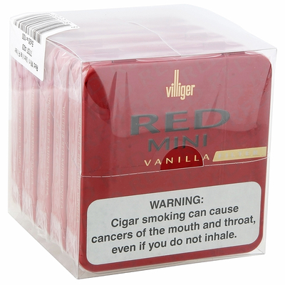 Сигариллы Villiger Red Mini Filter Vanilla 20 Cigarillos 
