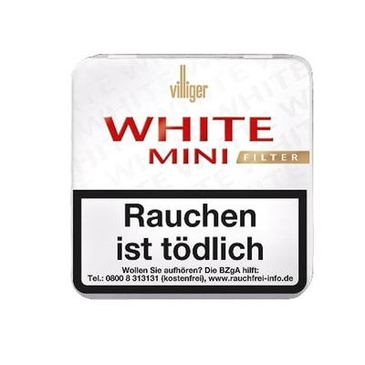 Сигариллы Villiger White Mini Filter 20 Cigarillos