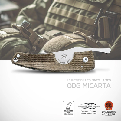 Сигарный нож Le Petit - OD Green Micarta