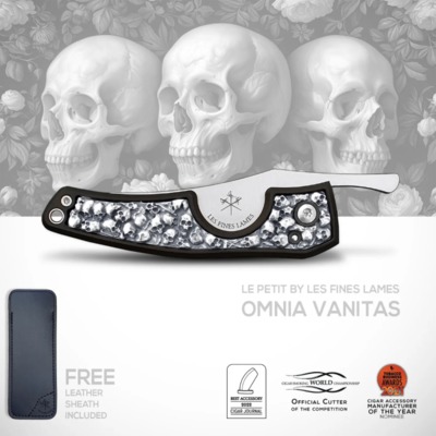 Сигарный нож Le Petit - Omnia Vanitas Sterling Silver