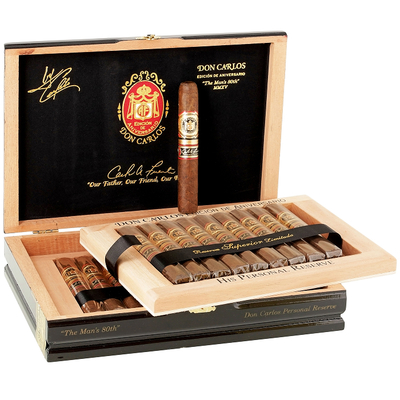 Сигары Arturo Fuente Don Carlos The Mans 80th Personal Reserve Robusto