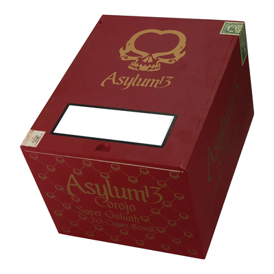 Сигары Asylum 13 Corojo Authentic Super Goliath 80 x 8