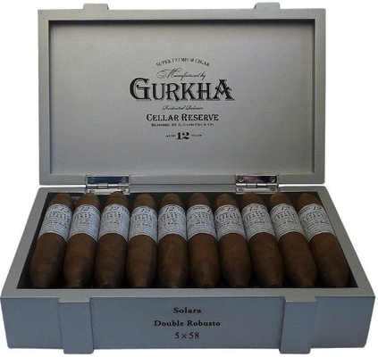 Сигары Gurkha Cellar Reserve 12 Years Platinum Solaro Double Robusto