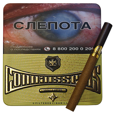 Сигариллы Connaisseurs Vanilla Aroma Tin 20