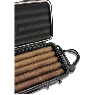 Дорожный хьюмидор Aficionado Travel Cigar Safe Black на 5 сигар