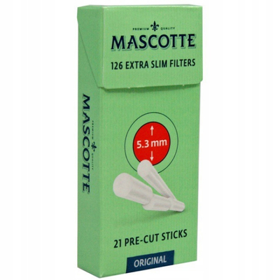 Фильтры для самокруток Mascotte Original Extra Slim Filters Sticks 126