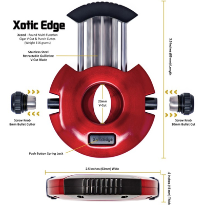 Гильотина Aficionado XEXCD RD Xotic Edge Xceed V-Cut Red