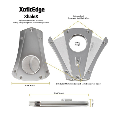 Гильотина Aficionado XEXHL SL Xotic Edge Xhale X Silver 